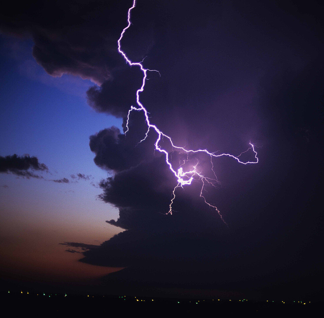 Lightning In Cumulonimbus