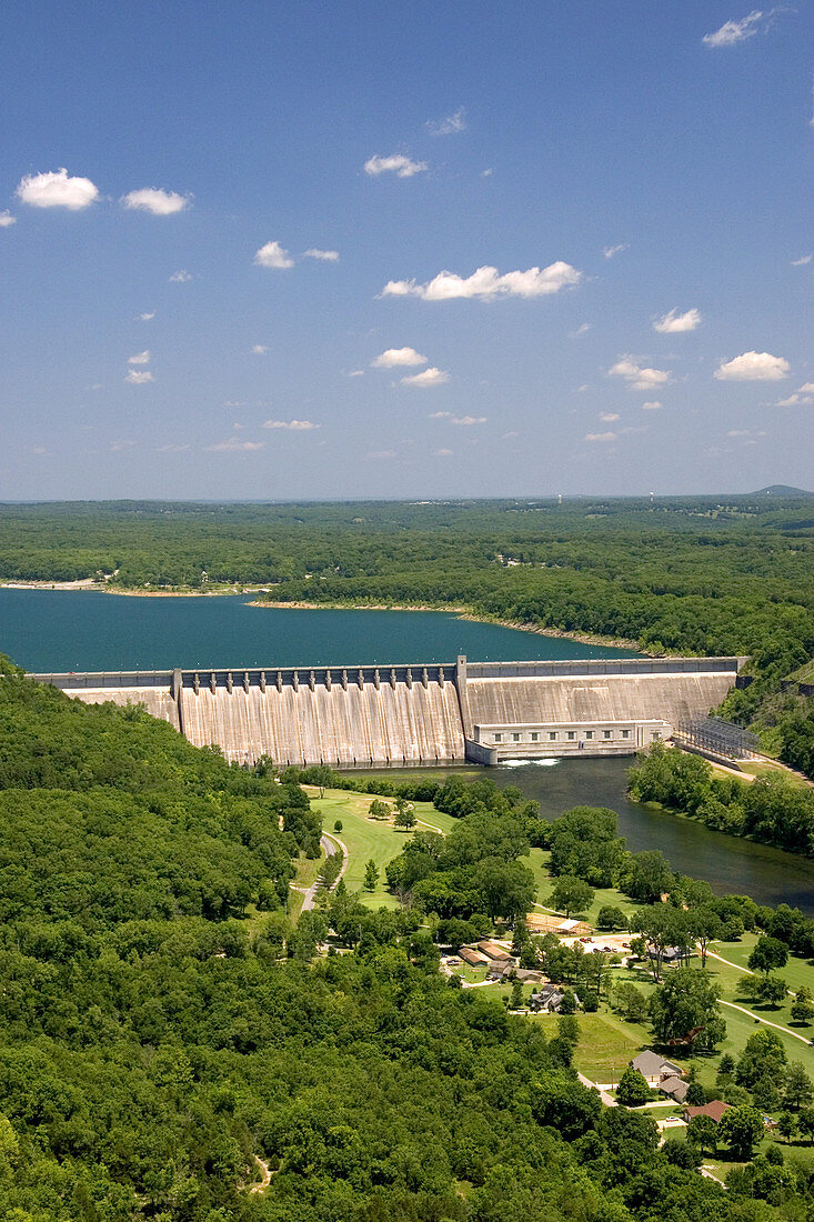 'Bull Shoals Dam,Arkansas'