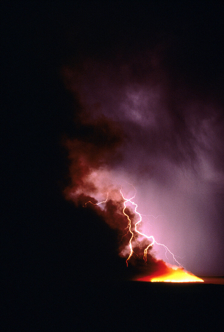 Lightning Starts a Fire