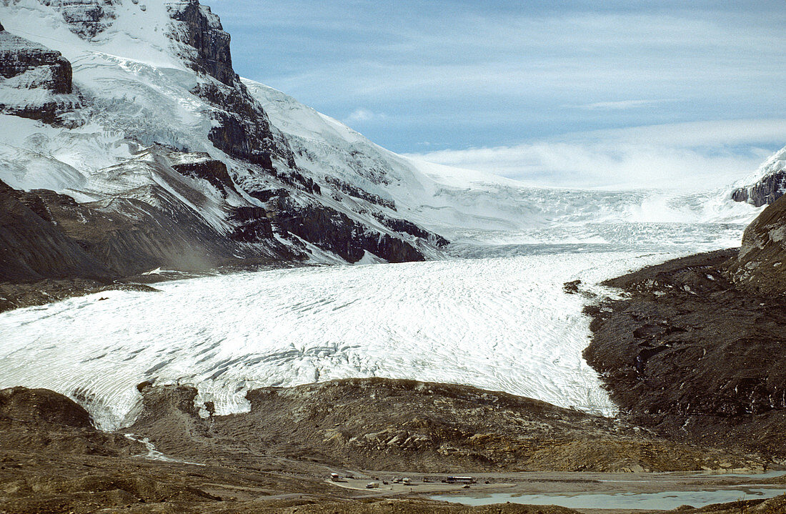 Athabasca Glacier in 1987