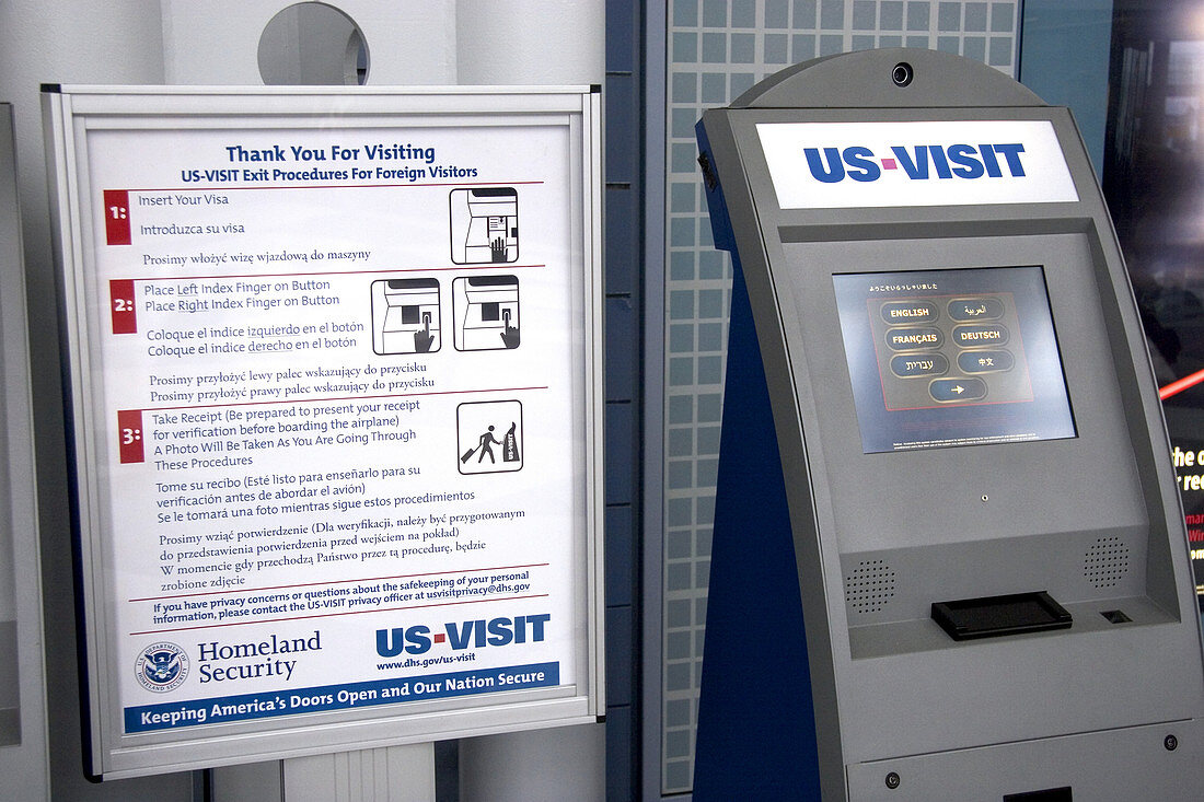 US-VISIT Automated Exit Device