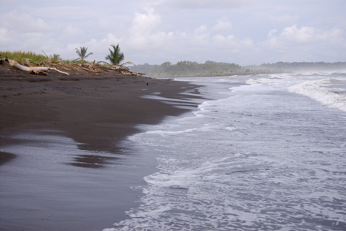 'Black Sand Beach,Costa Rica'