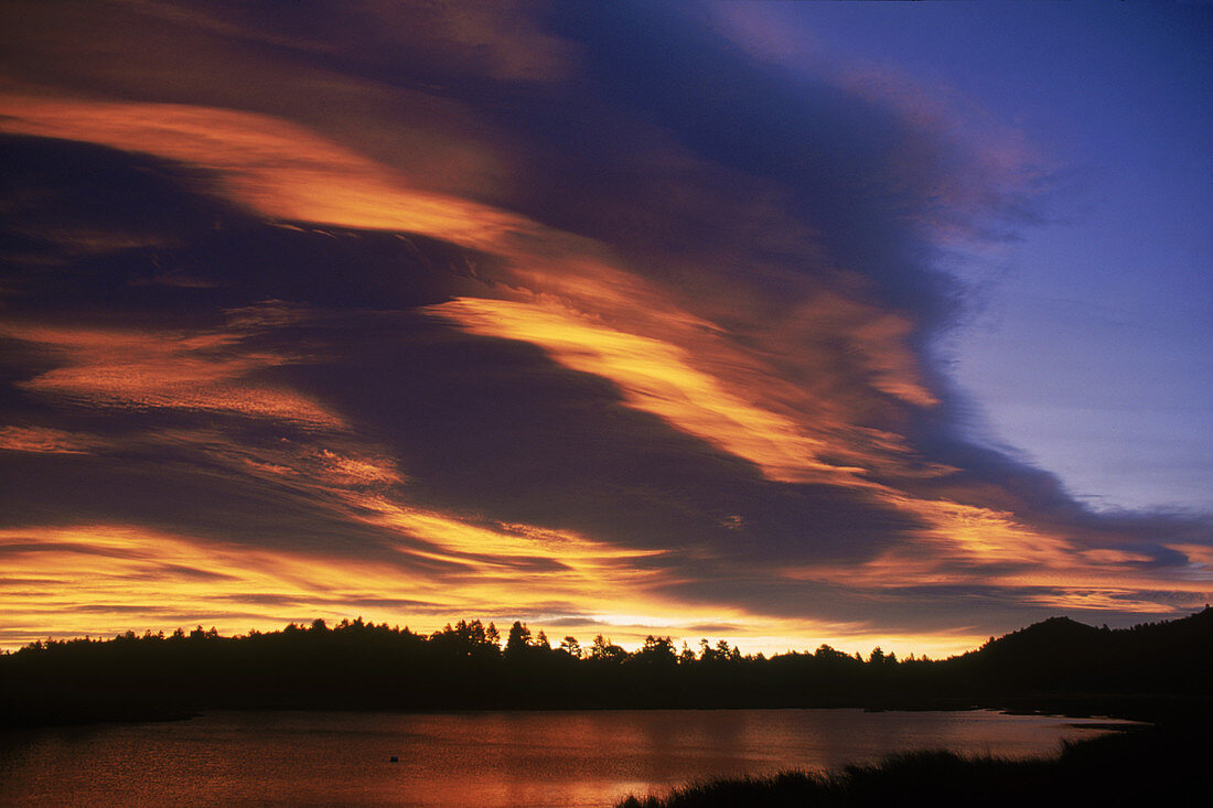 Altostratus Clouds at Sunrise