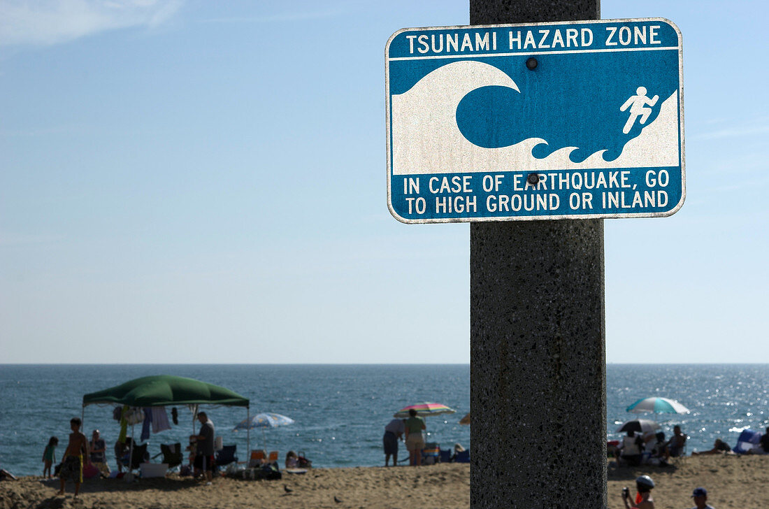 Tsunami Warning Sign