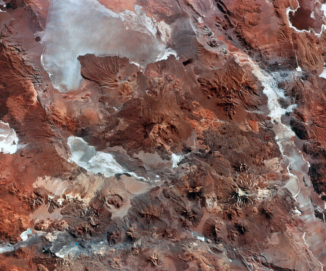 Volcanic Terrain of Central Andes
