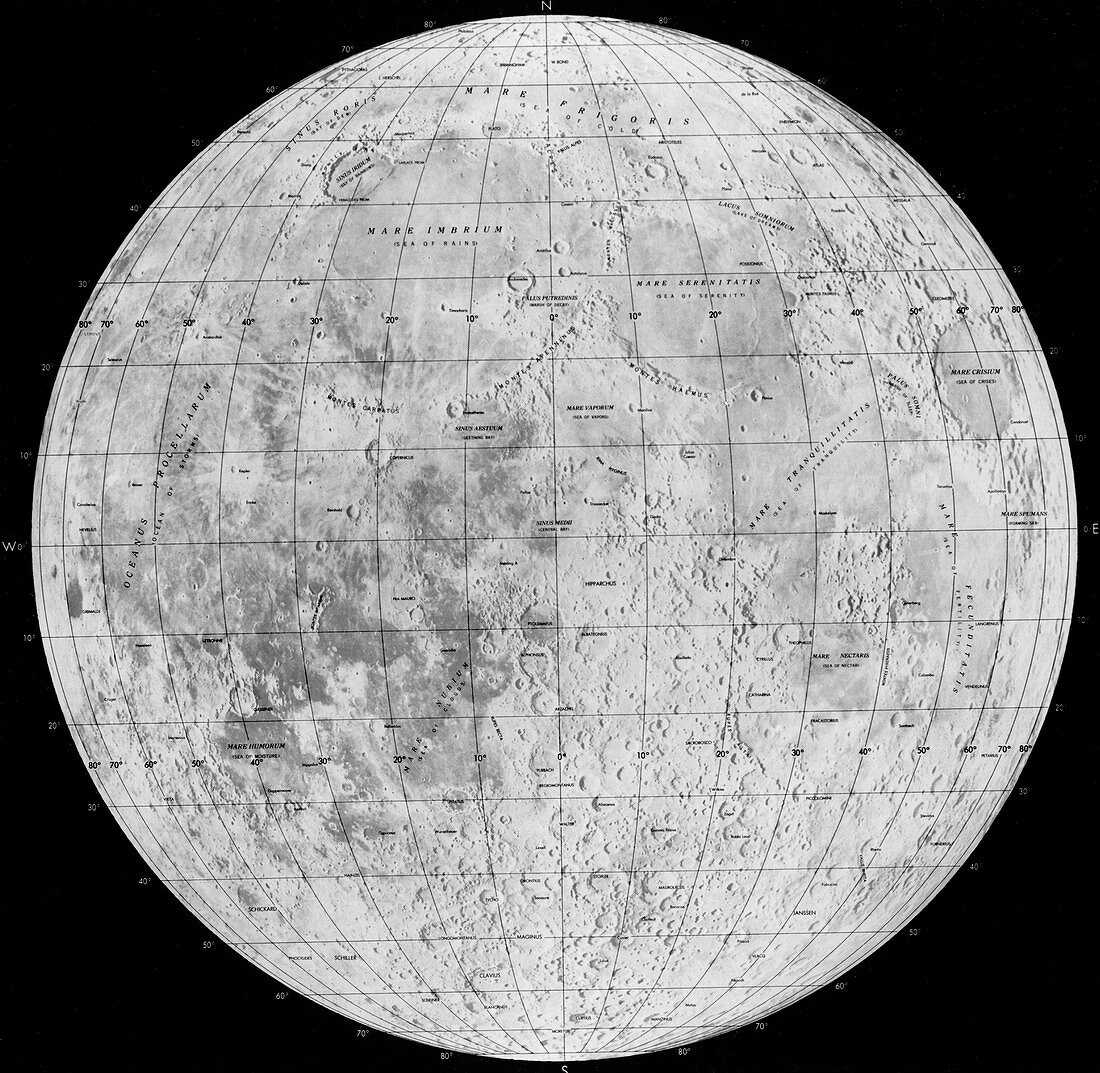Map of Moon