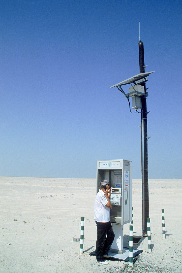 Solar Power Telephone