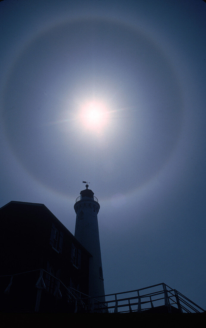 'Solar Halo,Fisgard Lighthouse'