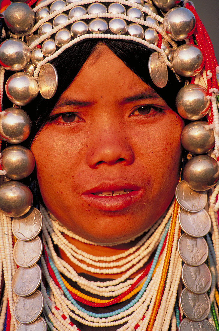 Woman of the Akha Hill tribe. Thailand