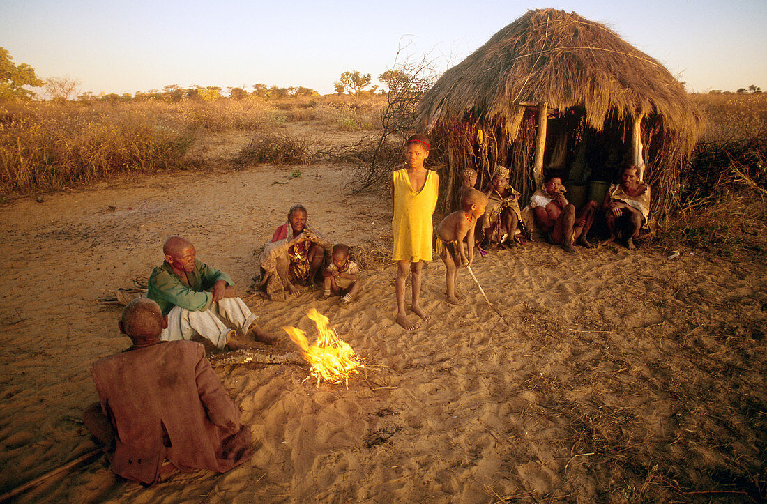 San tribe,Botswana