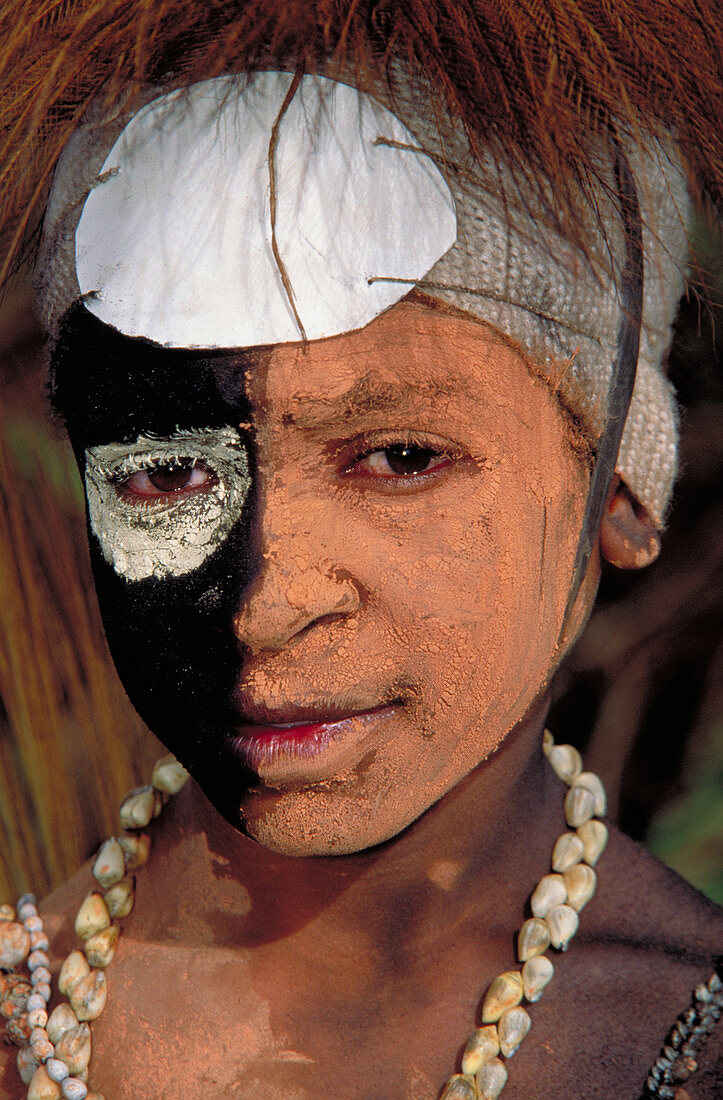 Mt. Hagen tribe member,Papua New Guinea