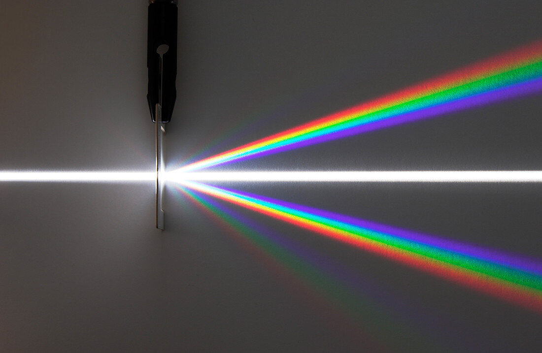 Light Dispersed by Diffraction Grating