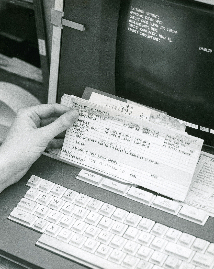 Airline Ticket,Early Computers