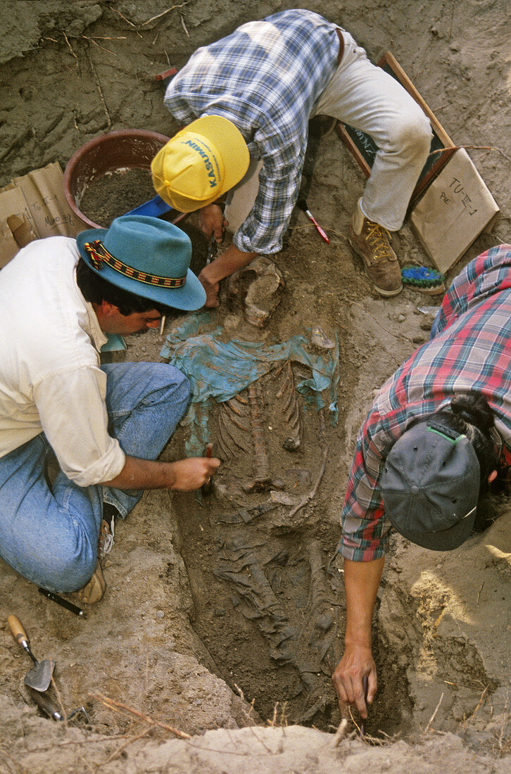 Excavation at Massacre Site,Guatemala