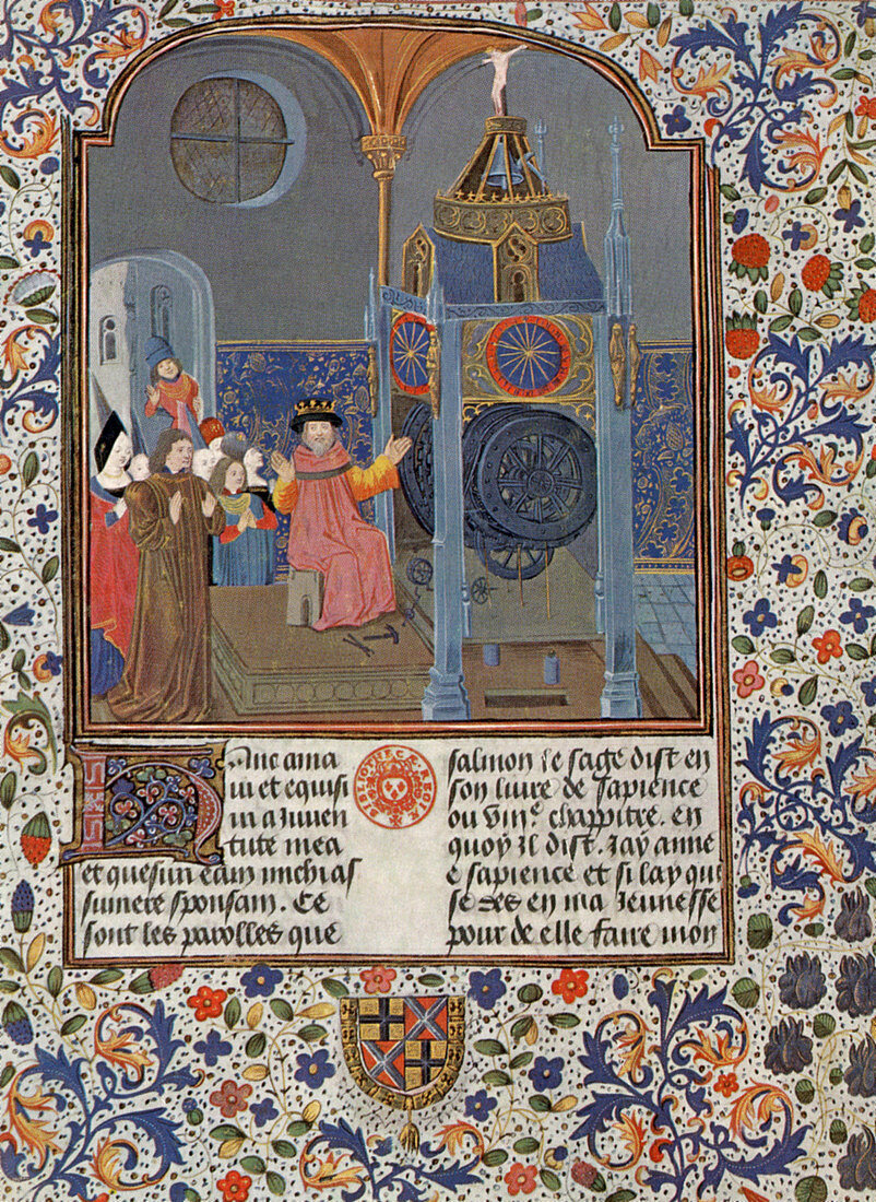 The Clock of Wisdom,Illuninated Manuscri