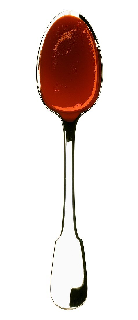 Tomato Soup on a Spoon