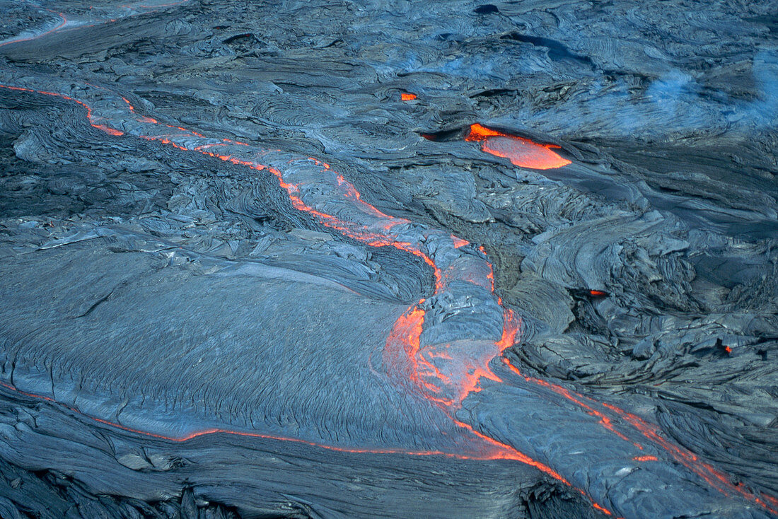 Lava Flow,Kilauea Volcano