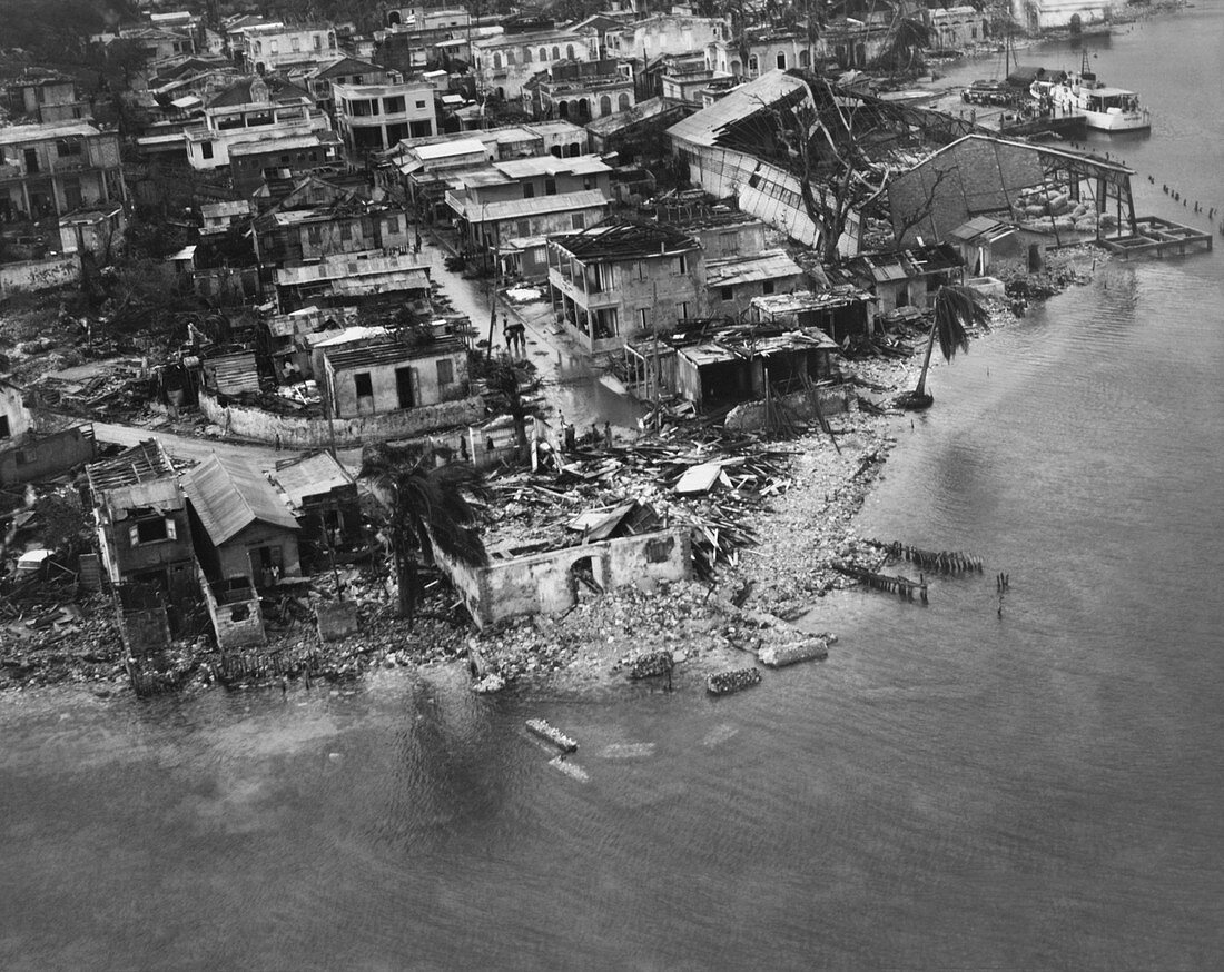 Hurricane Flora Aftermath,Haiti,1963