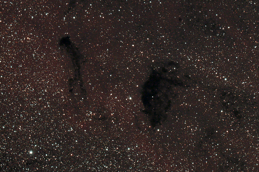 Dark Nebulae Barnard 92 and 93