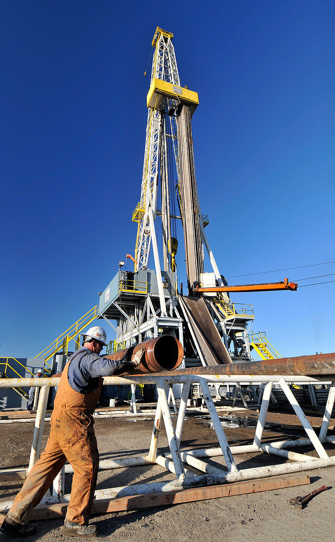 Geothermal Drill Rig and Well Casing