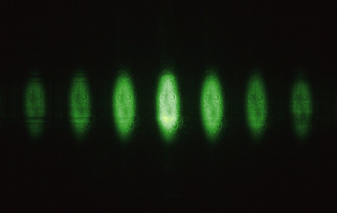 Laser Split by Diffraction Grating,2 of