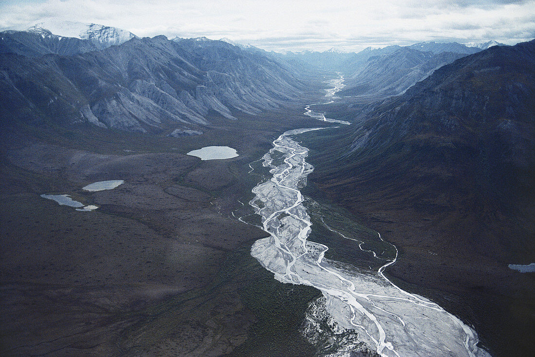 Glacial Valley in Alaska