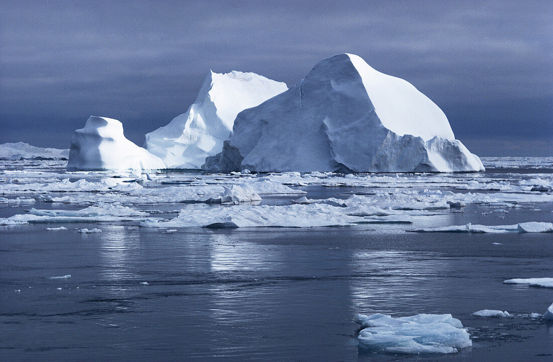 Huge Icebergs,Greenland