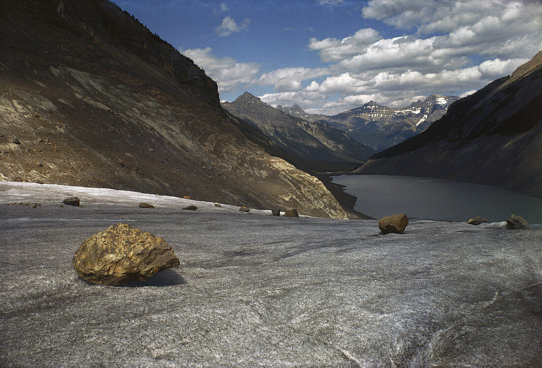 Boulders on a Glacier