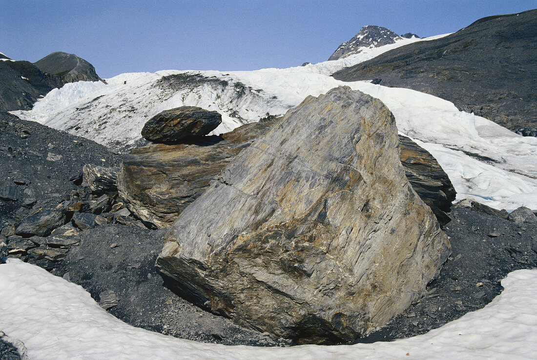 Boulders in a Moraine