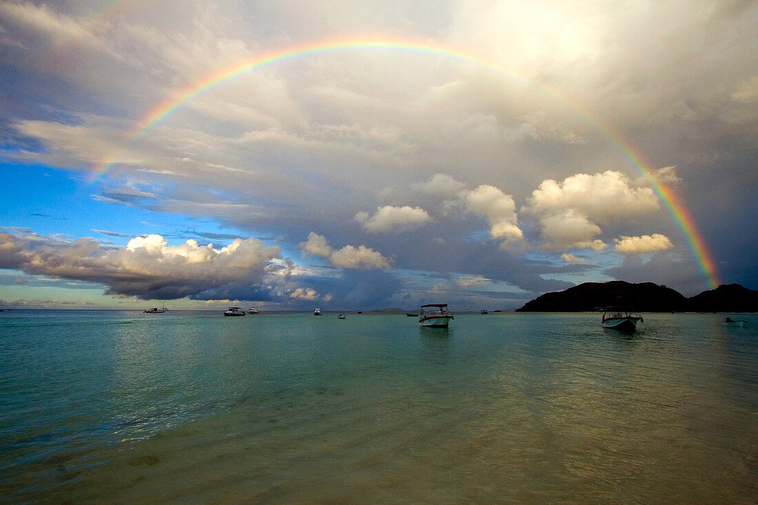 Rainbow in the Seychelles