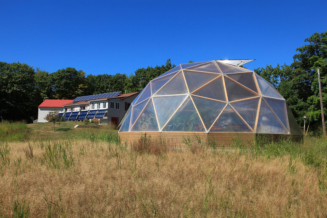 Geodesic Greenhouse and Green Home