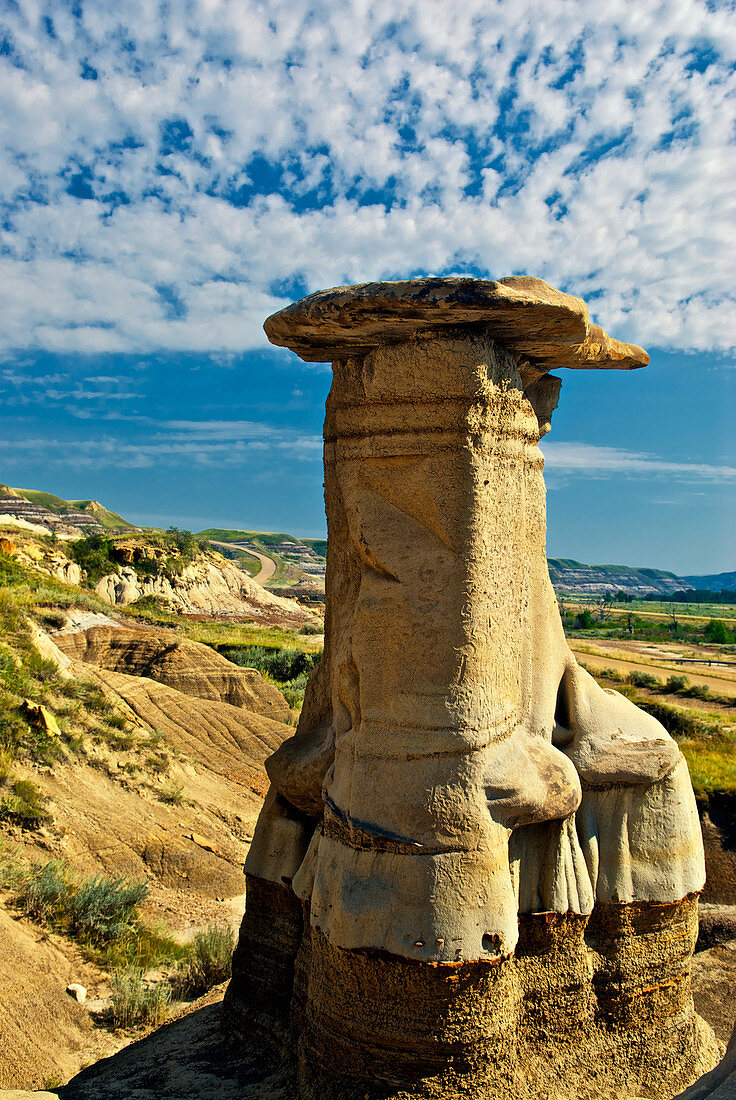 Hoodoo on the Alberta Prairie