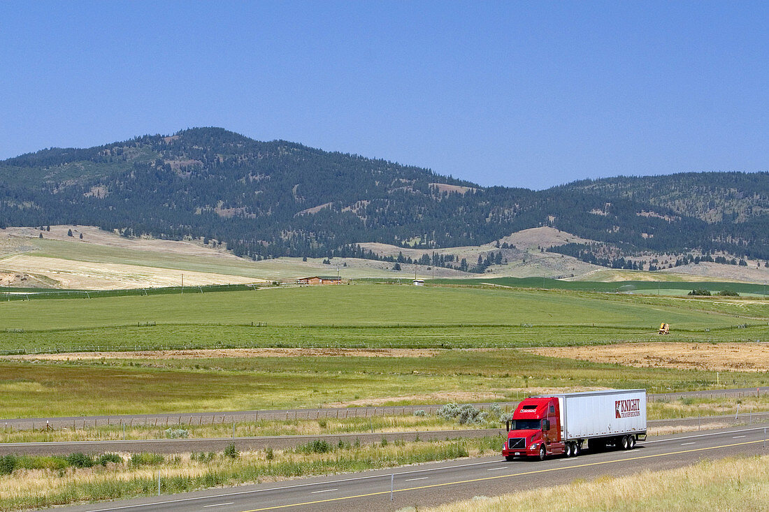 Truck Transporting Freight