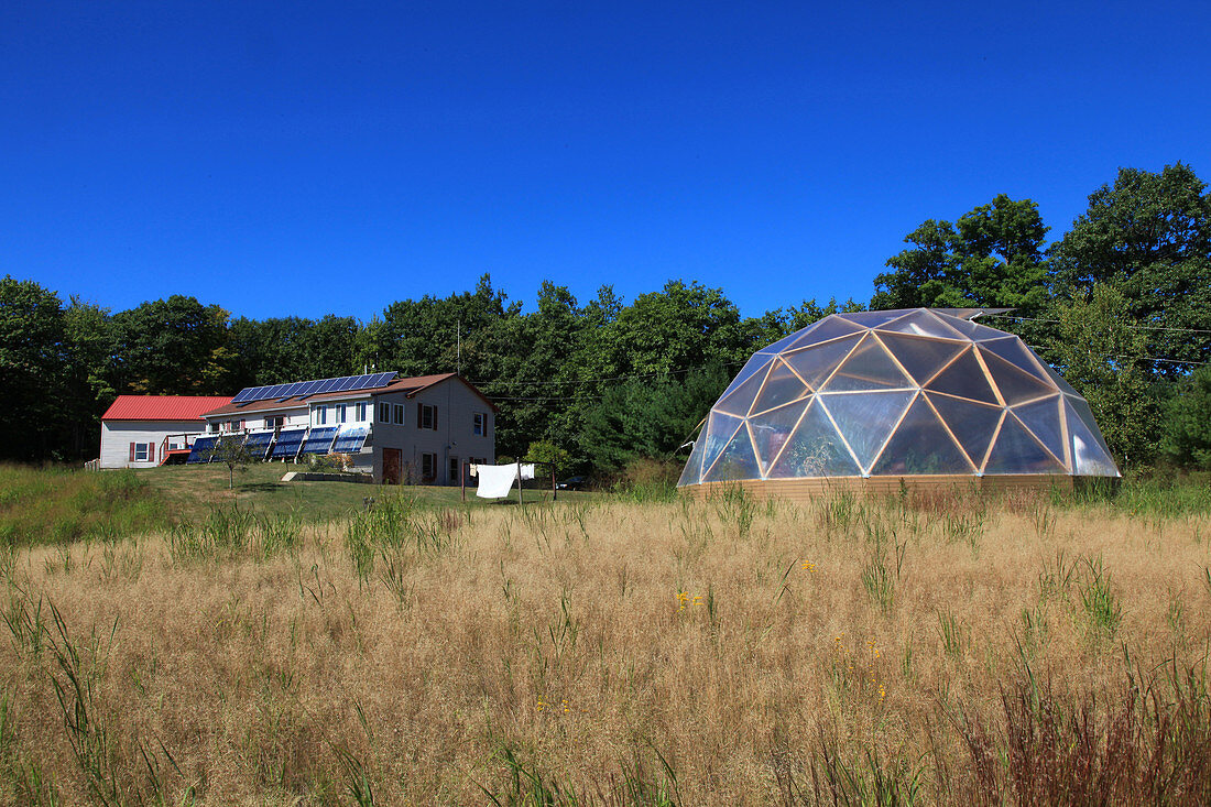 Geodesic Greenhouse and Green Home