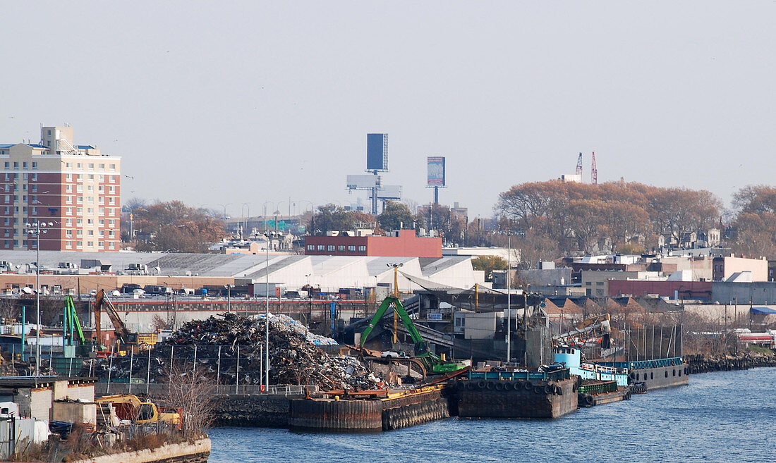 Recycling Facility on Newtown Creek,NYC