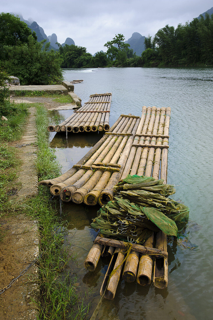 Bamboo Fisherman Boats,China