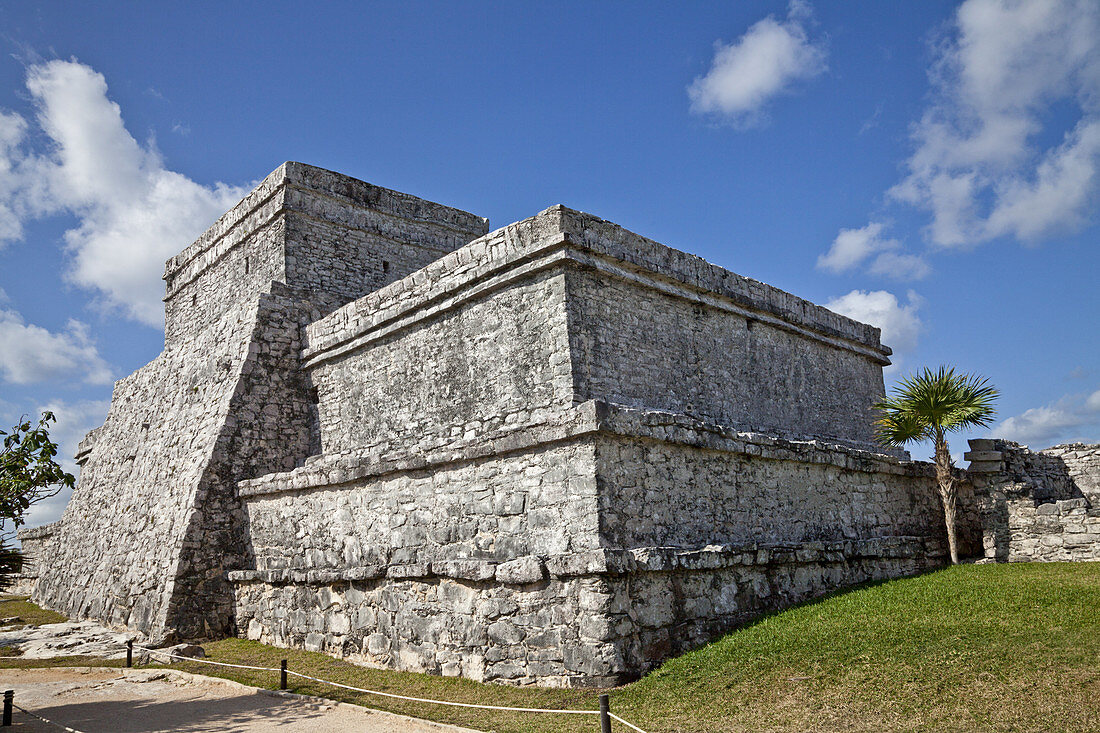 Pyramid at the Ruins of Tulum,Mexico
