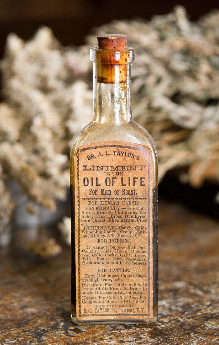 Liniment Bottle- Oil of Life