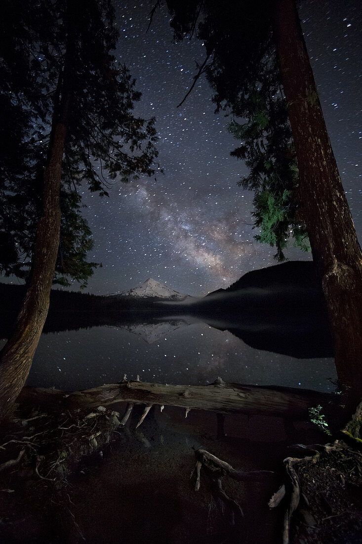 Milky Way Landscape,Oregon