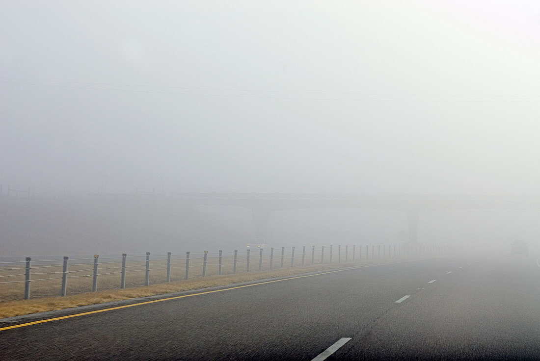 Dense fog,Oklahoma
