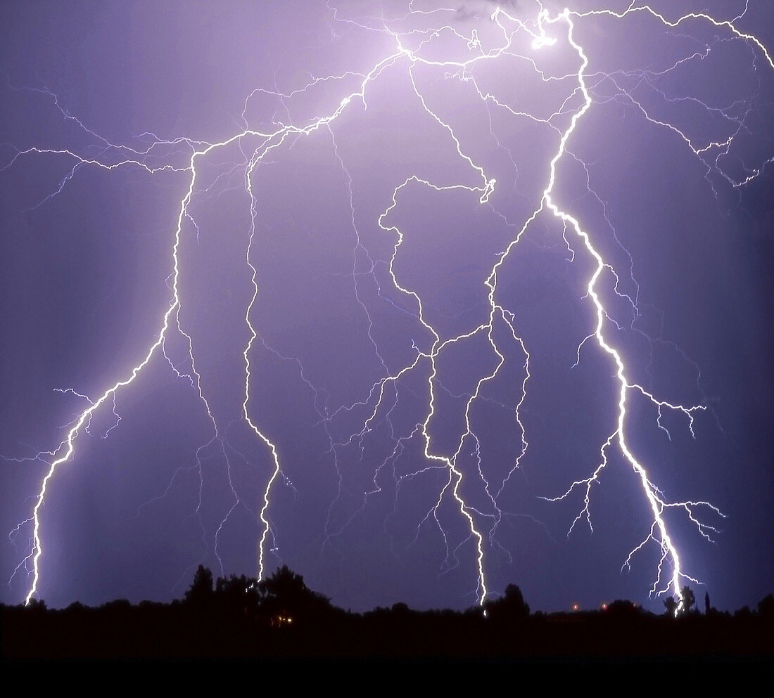 Summer Lightning,Tucson,Arizona