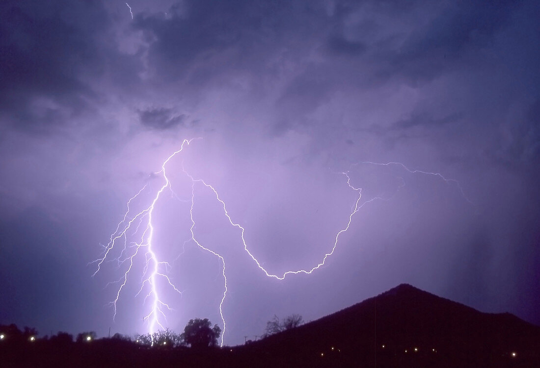 Summer Lightning,Tucson,Arizona