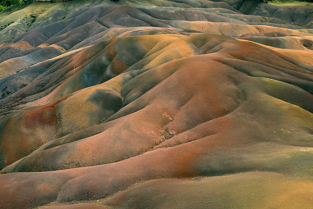 Chamarel colored earths,Mauritius