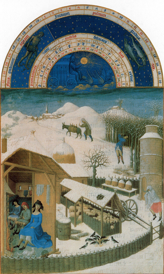 15th Century Calendar Bild kaufen 12022405 Science Photo Library
