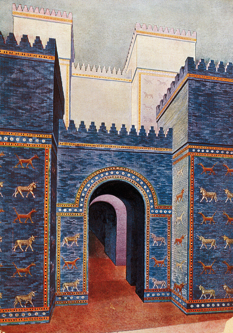 The Ishtar Gate from Babylonia