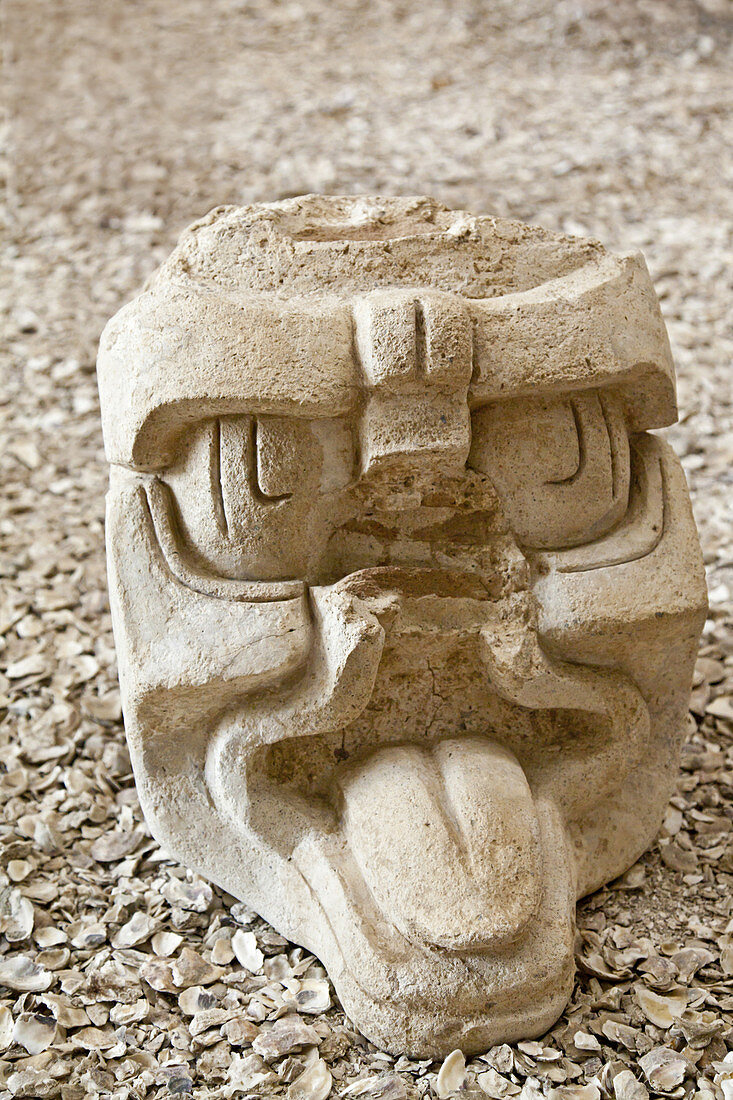Ancient Carving of Head