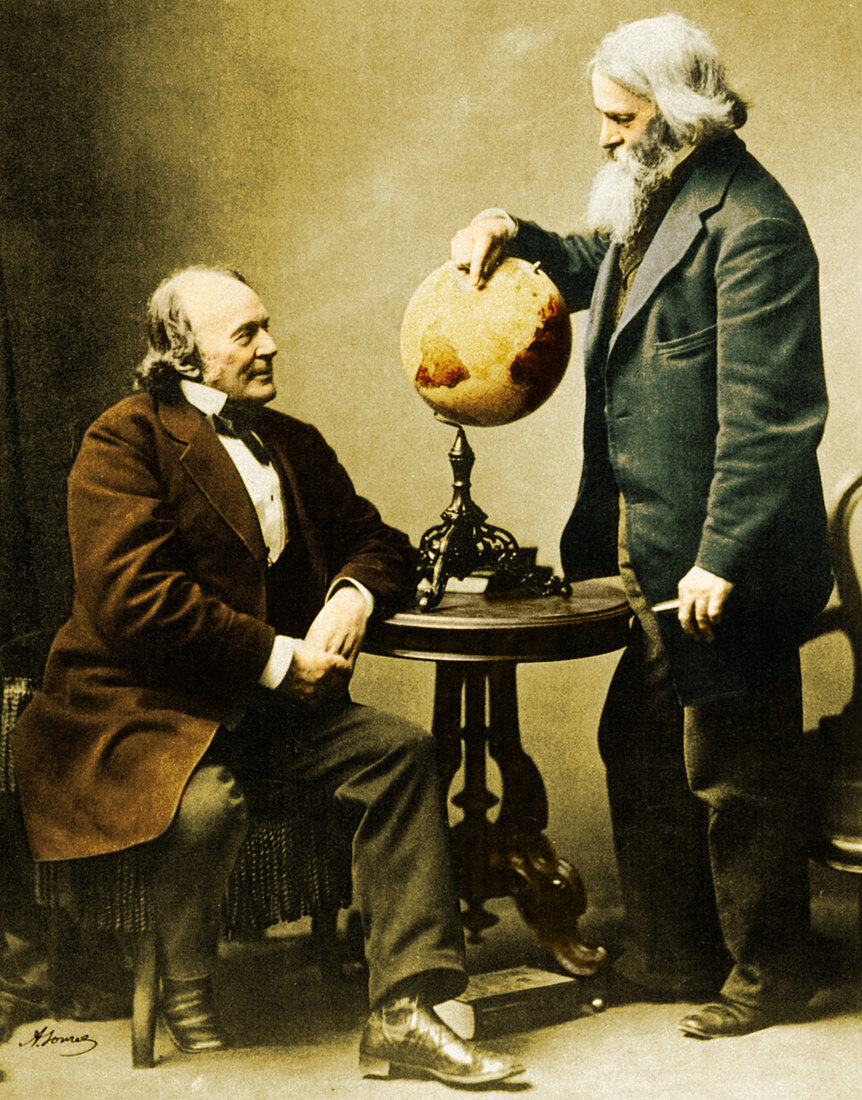 Louis Agassiz and Benjamin Peirce