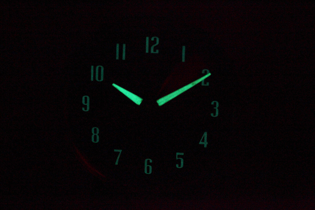 Radium Dial on Clock