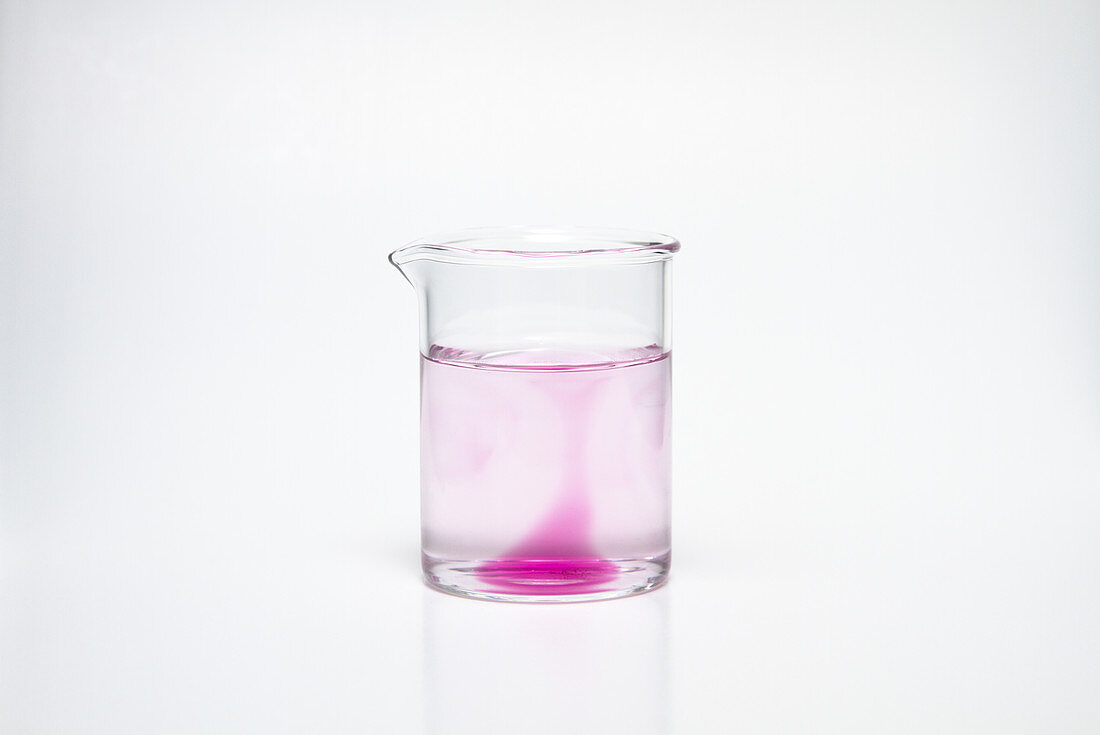 Diffusion of potassium permanganate