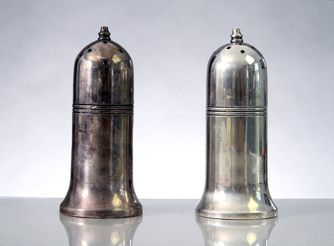 Silver Salt and Pepper shakers
